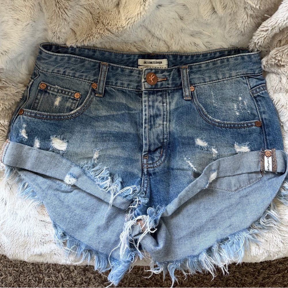 one teaspoon denim shorts